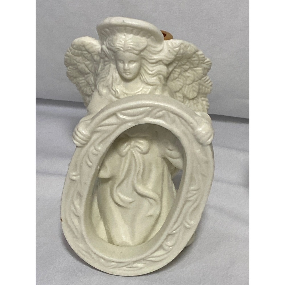 Gift Collection Jade Porcelain Angel Candle Holders Set of 3 - Picture 5 of 7